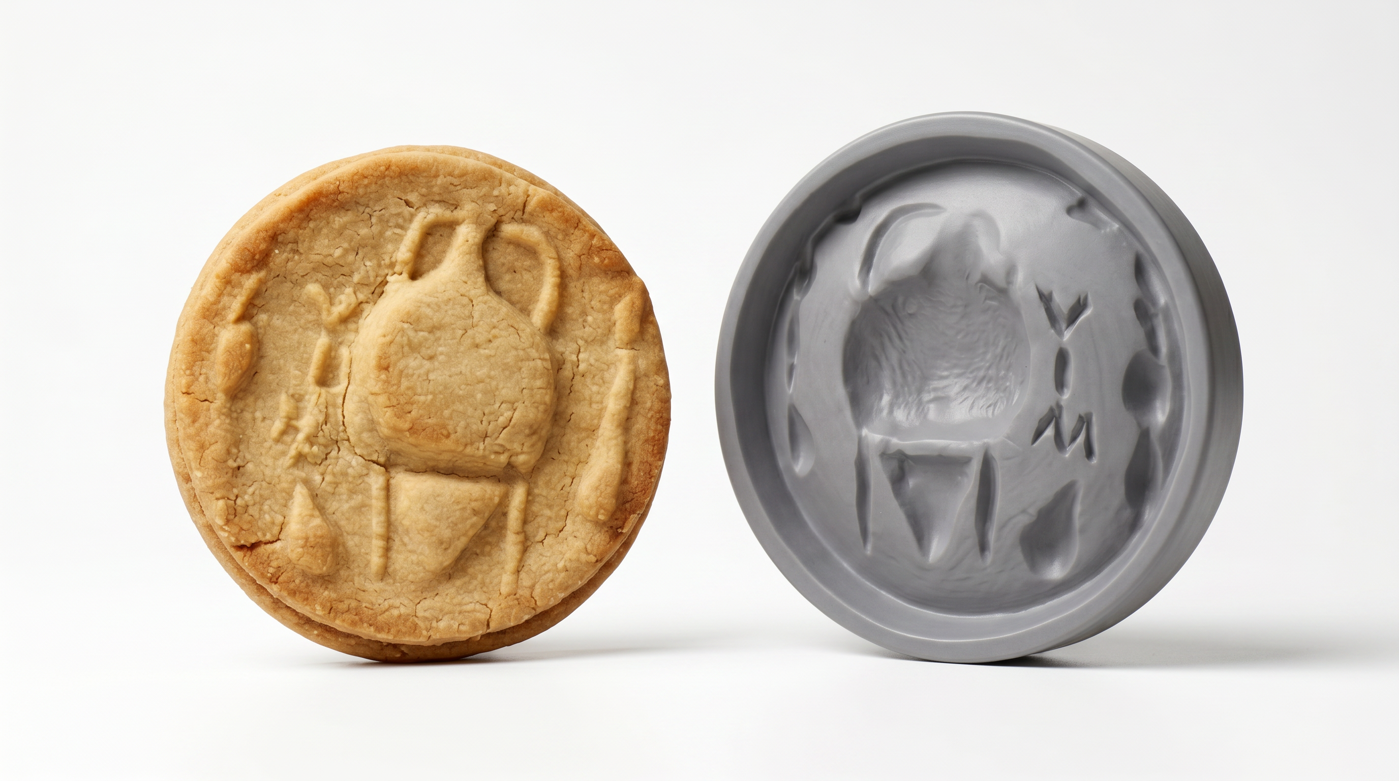 Amulum kolačić i plastični kalup sa motivom amfore