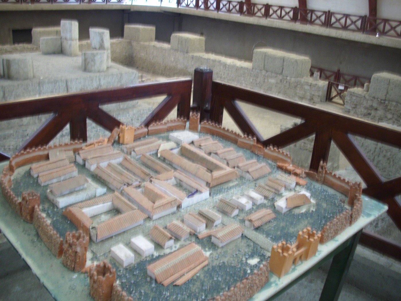 Maketa rimskog grada Viminacijuma — rekonstrukcija