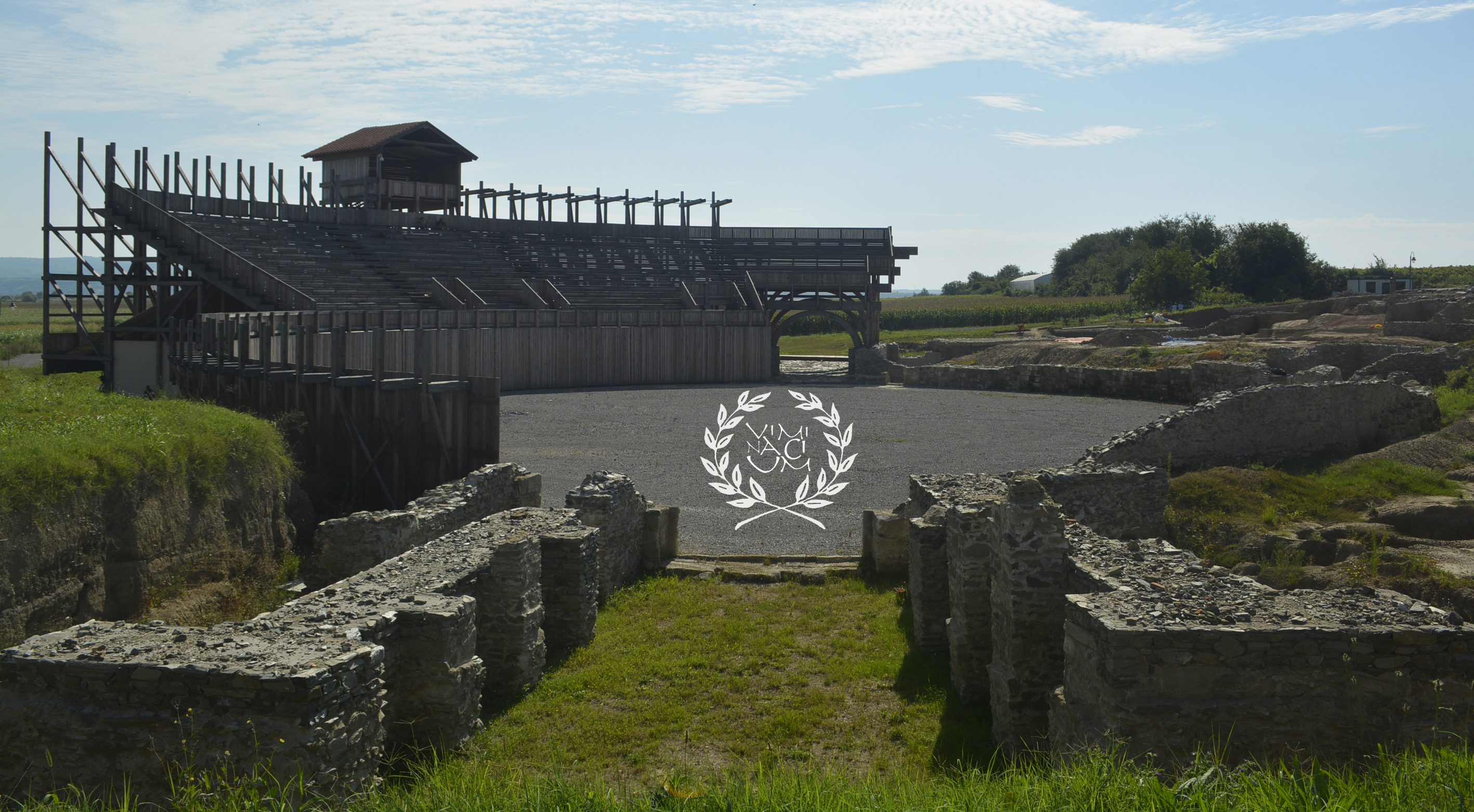 Amfiteatar Viminacium — pogled sa zapadne kapije