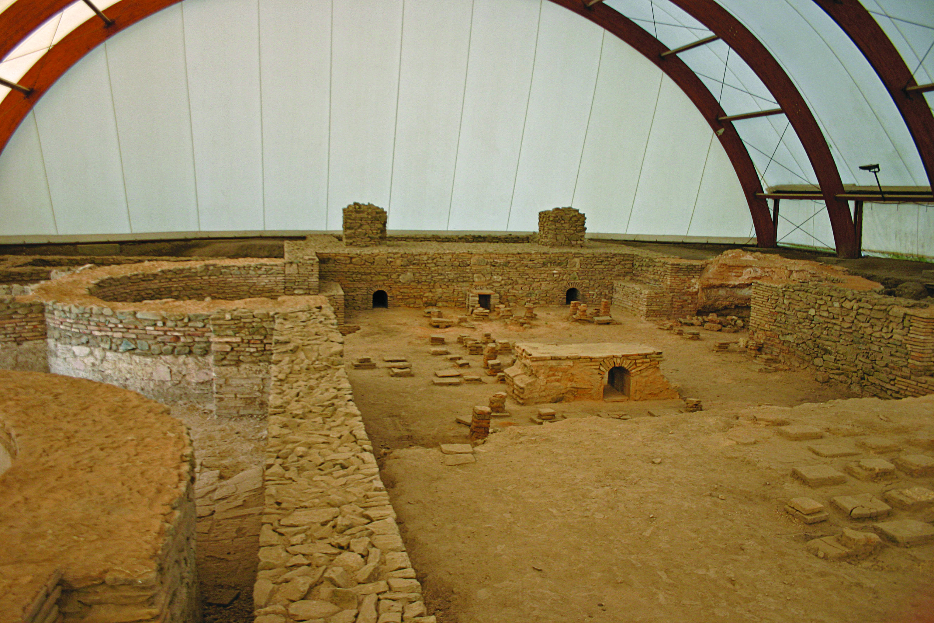 Rimske terme Viminacium — iskopavanja pod zaštitnom kupolom, Kostolac